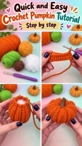 Quick and Easy Crochet Pumpkin Tutorial 18 Quick and Easy Crochet Pumpkin Tutorial