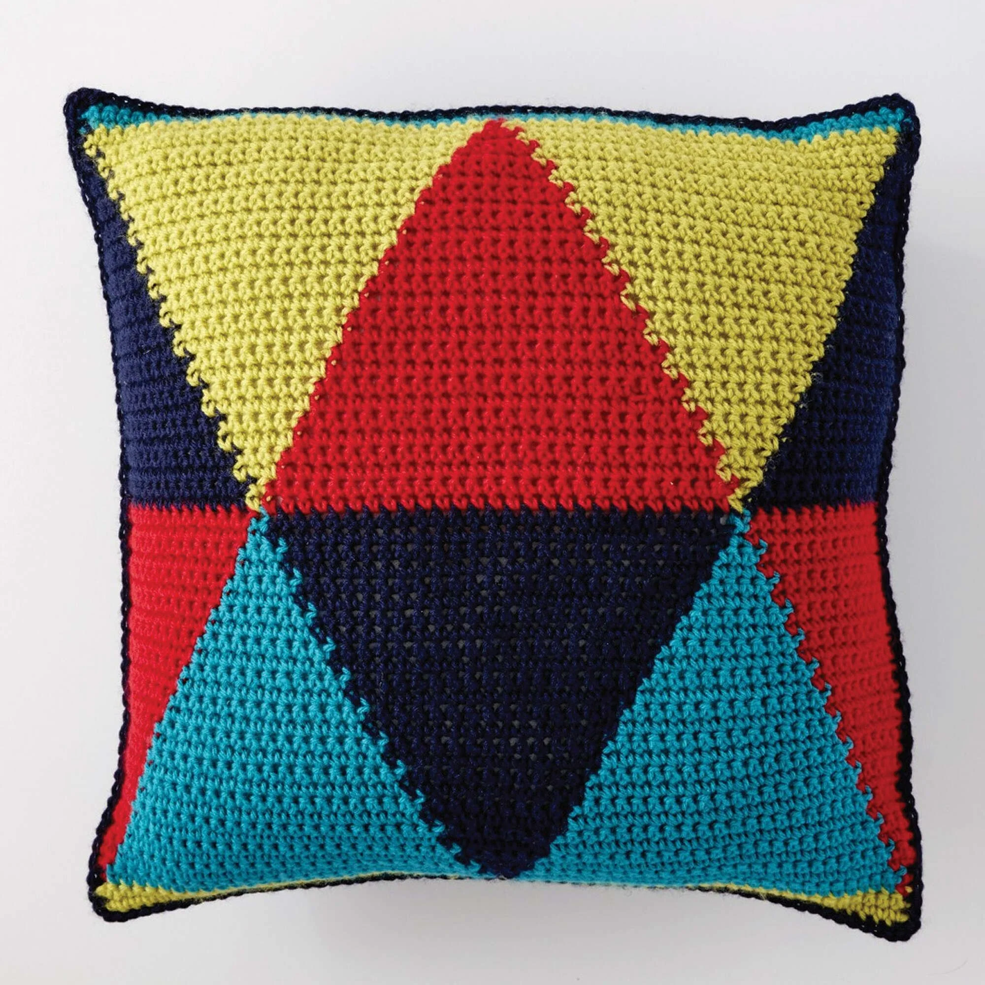 Bold Angles Crochet Pillow Pattern 6 Crochet Bold Angles Pillow Pattern