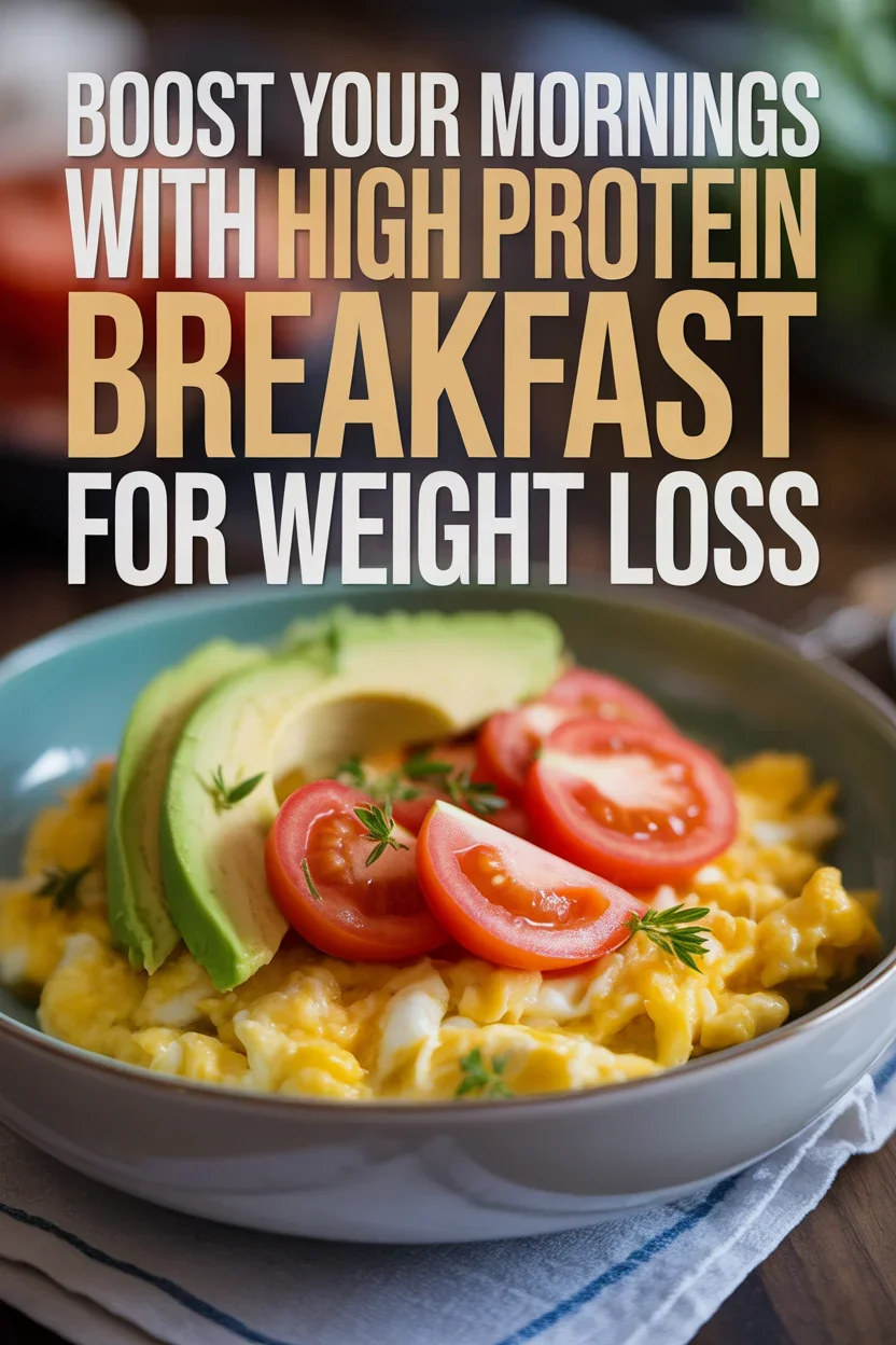 Boost Your Mornings with High Protein Breakfast for Weight Loss 10 high protein breakfast for weight loss