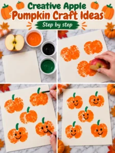 Creative Apple Pumpkin Craft Ideas 17 Creative Apple Pumpkin Craft Ideas