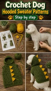 Crochet Dog Hooded Sweater Patterns 18 Crochet Dog Hooded Sweater Patterns