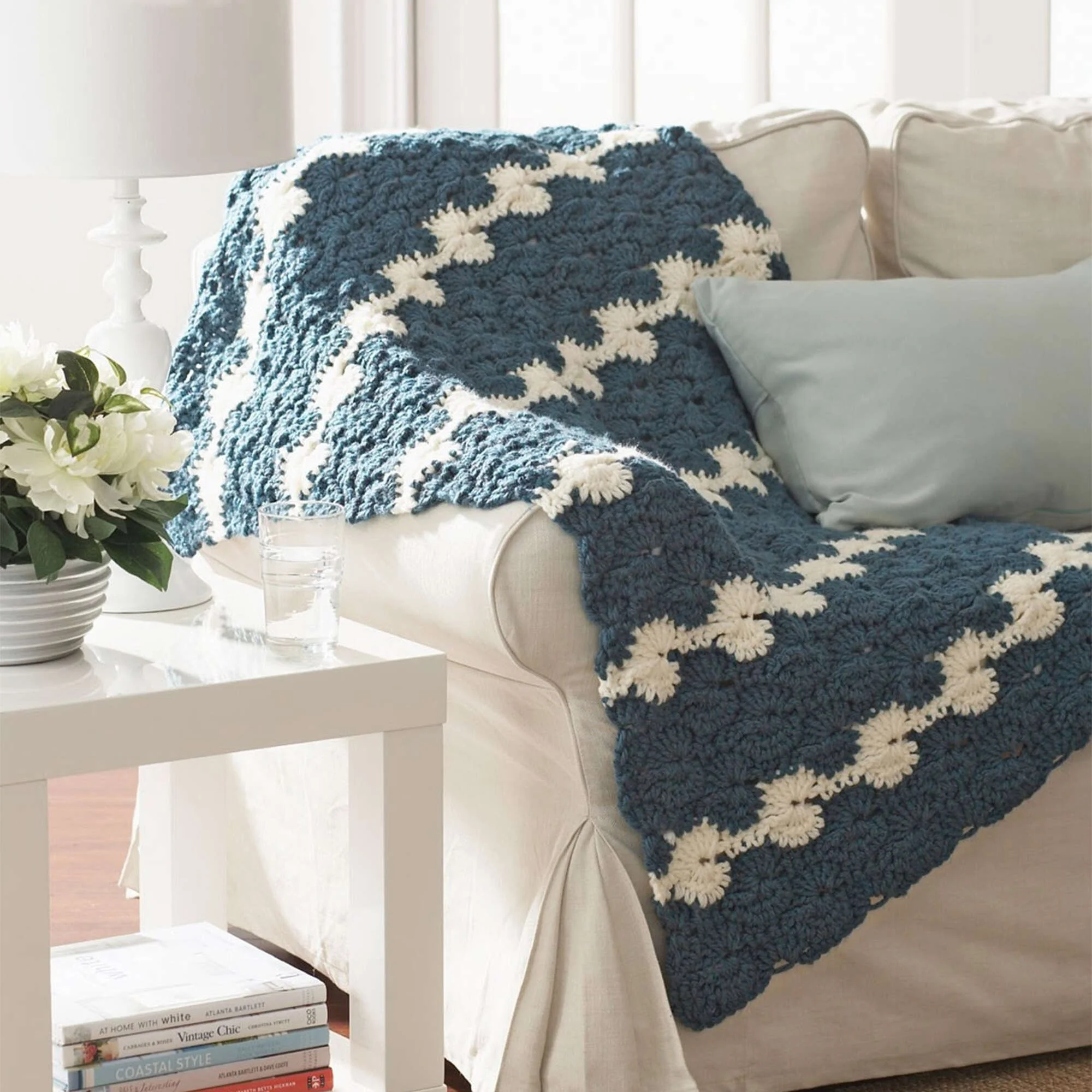 Crochet Thread Edging Patterns Crochet Pattern for Gentle Waves Lap Blanket