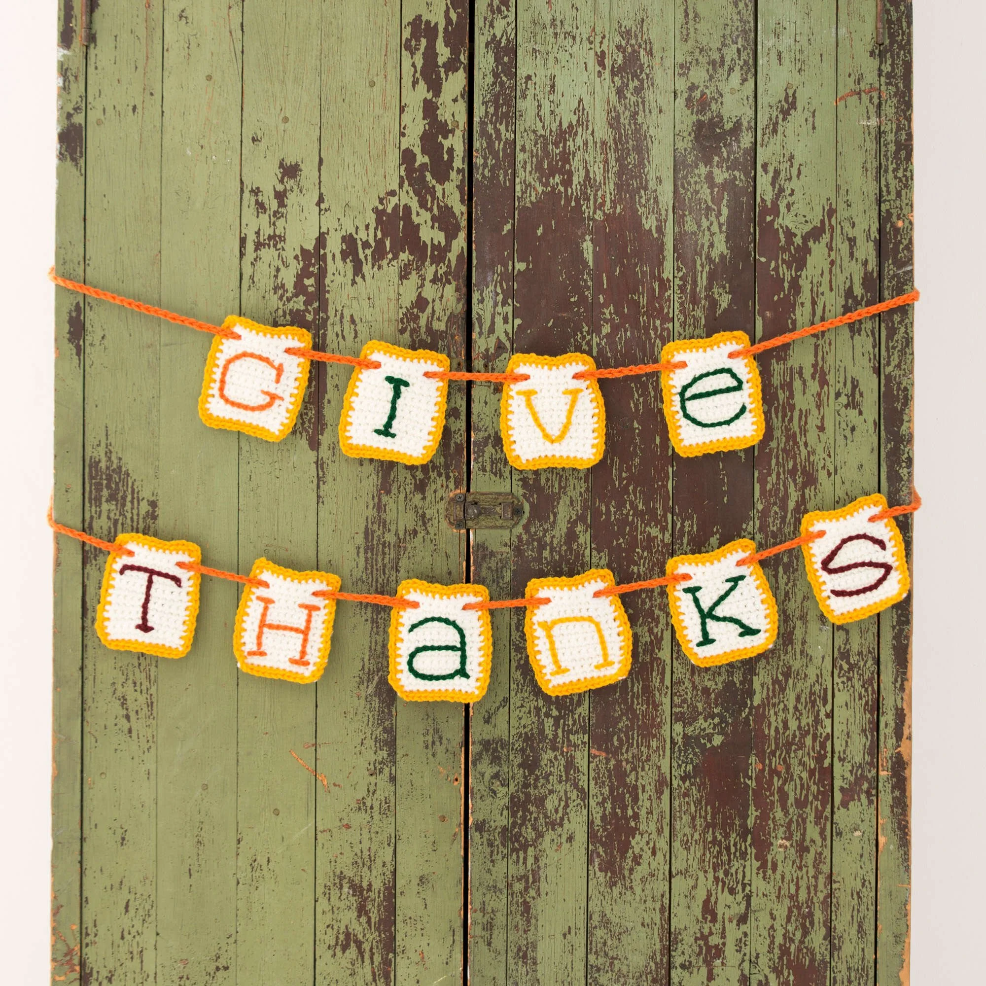 Crochet Thanksgiving Banner Pattern 6 Crochet Give Thanks Banner Pattern