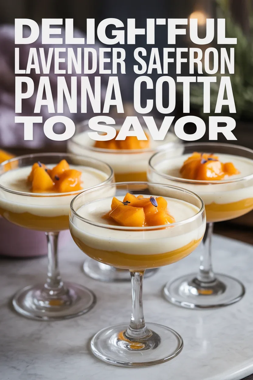 Delightful Lavender Saffron Panna Cotta to Savor 10 lavender saffron panna cotta