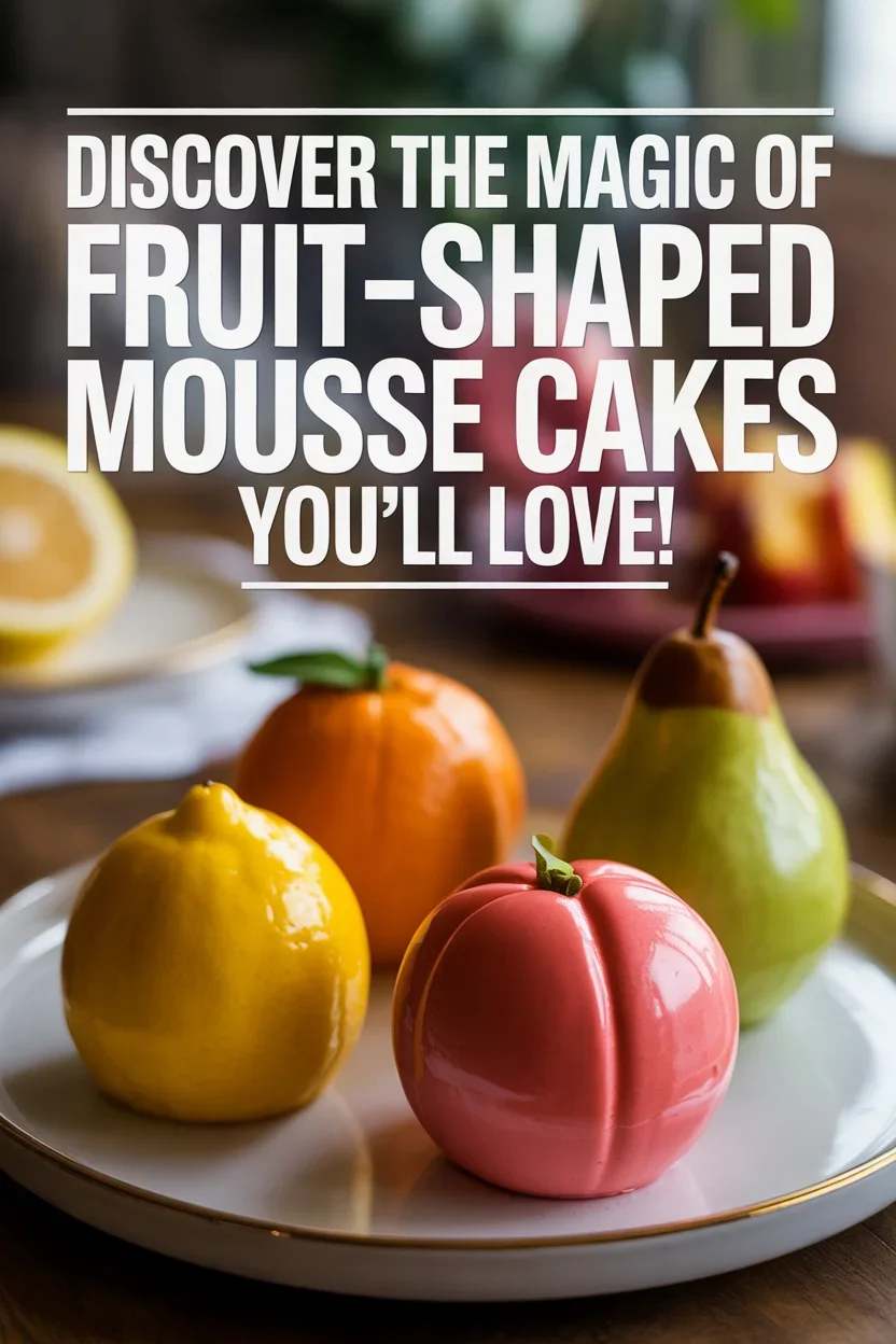 Discover the Magic of Fruit-Shaped Mousse Cakes You'll Love! 10 fruit-shaped mousse cakes