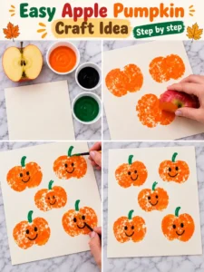 Easy Apple Pumpkin Craft Idea 22 Easy Apple Pumpkin Craft Idea