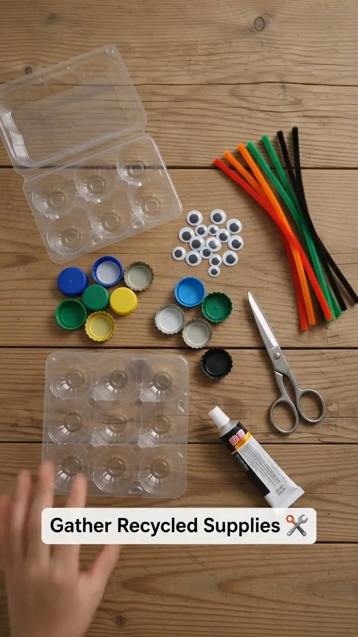 Empty blister packs become adorable little animals with simple craft supplies and a bit of creativity for a fun recycling project. 8 Empty blister packs become adorable little animals with simple craft supplies and a bit of creativity for a fun recycling project.