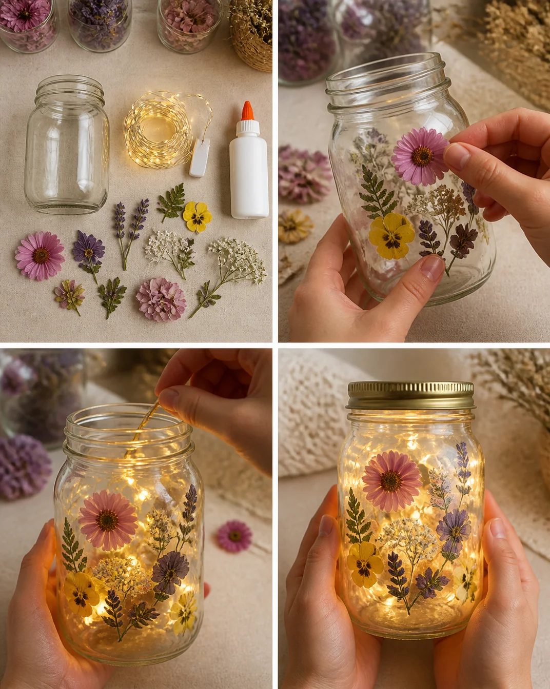 Floral Fairy Jar 7 Floral Fairy Jar
