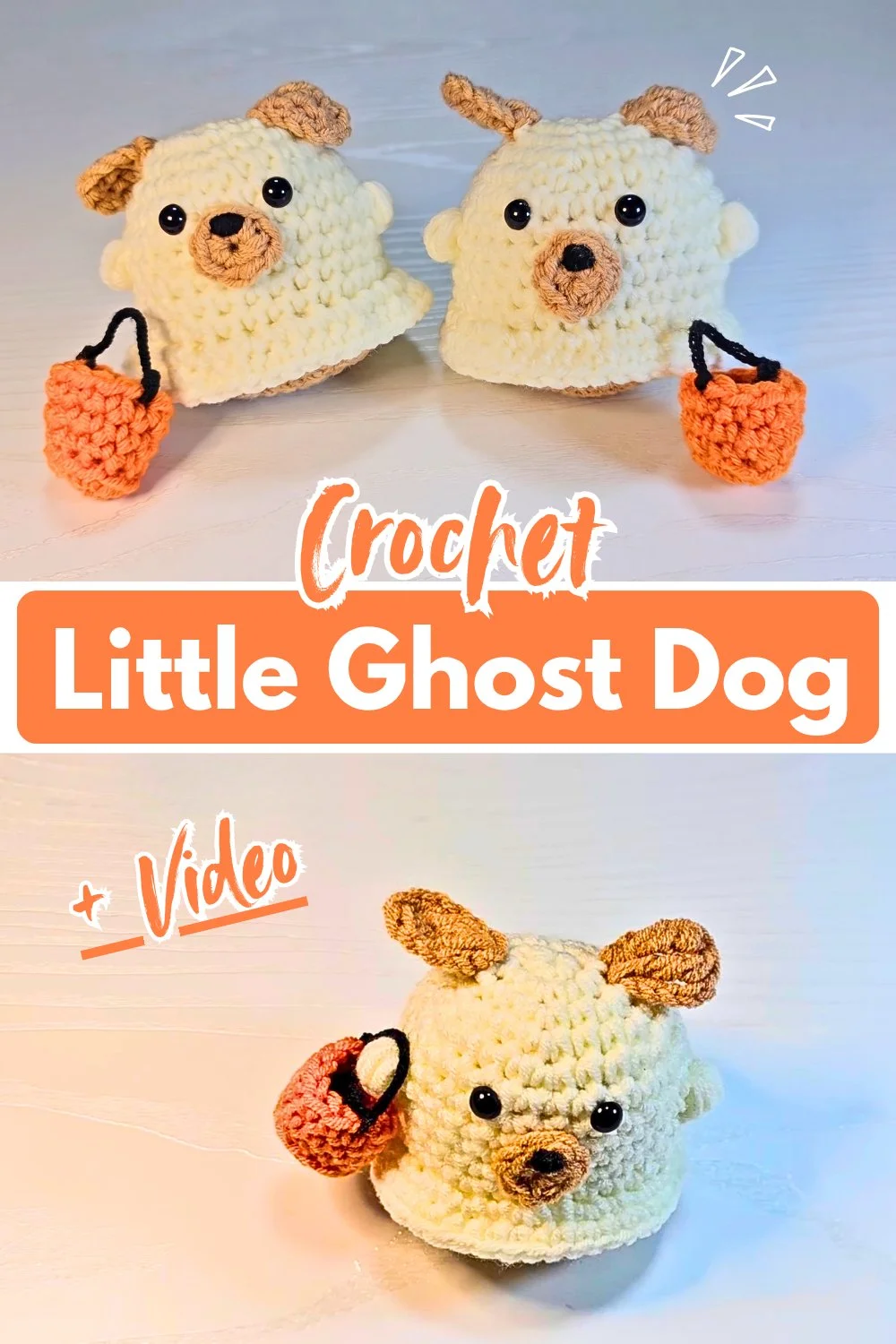 Free Crochet Ghost Dog Pattern for Halloween 6 Free Crochet Ghost Dog Pattern for Halloween - Crochet Ami