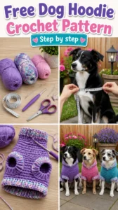 Free Dog Hoodie Crochet Pattern 22 Free Dog Hoodie Crochet Pattern