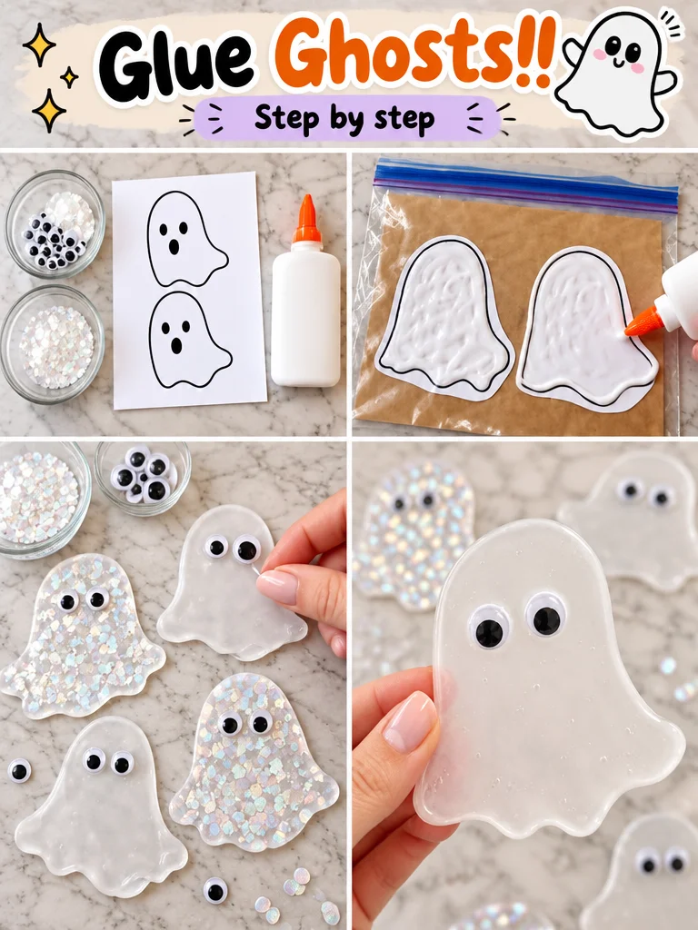 Glue Ghosts!! 👻 3 Glue Ghosts!! 👻