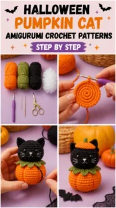 Halloween Pumpkin Cat Amigurumi Crochet Patterns 18 Halloween Pumpkin Cat Amigurumi Crochet Patterns