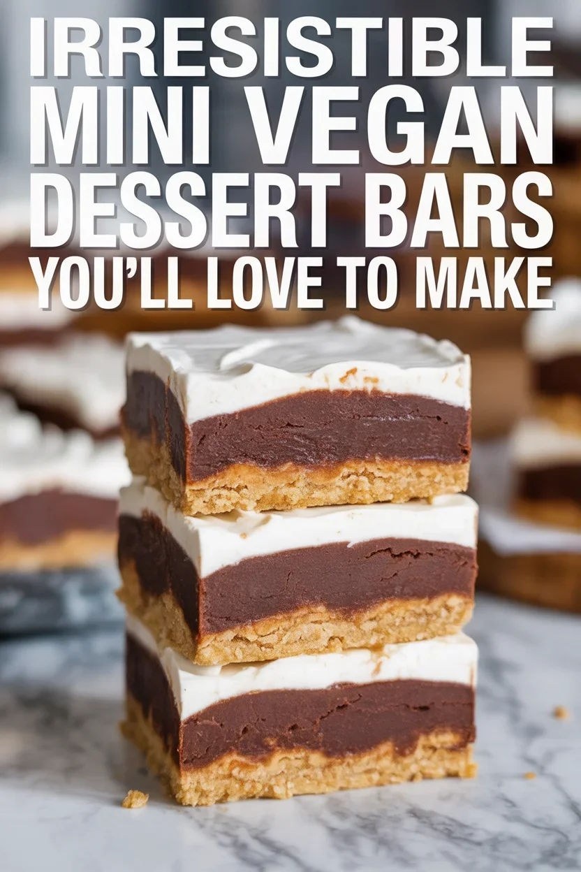 Irresistible Mini Vegan Dessert Bars You'll Love to Make 10 Irresistible Mini Vegan Dessert Bars You'll Love to Make