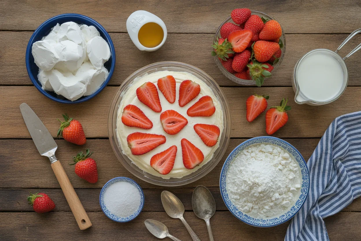 Irresistible Strawberry Cheesecake Dump Cake You’ll Love! 9 Irresistible Strawberry Cheesecake Dump Cake You’ll Love!