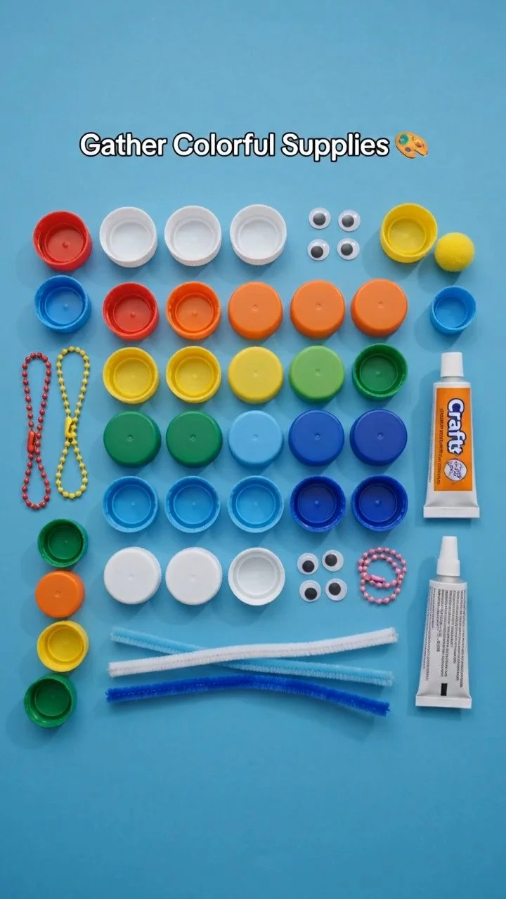 Make playful bottle cap keychains that kids can personalize with colors and simple decorations for everyday fun. Perfect for your next craft day. 4 Make playful bottle cap keychains that kids can personalize with colors and simple decorations for everyday fun. Perfect for your next craft day.