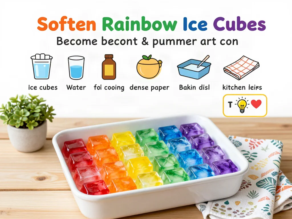 Melting rainbow ice cubes become paintbrushes for a fun summer art activity filled with colorful blends and creative patterns. #IceCubePainting #SummerArt #DIYArt #KidsCrafts 7 Melting rainbow ice cubes become paintbrushes for a fun summer art activity filled with colorful blends and creative patterns. #IceCubePainting #SummerArt #DIYArt #KidsCrafts