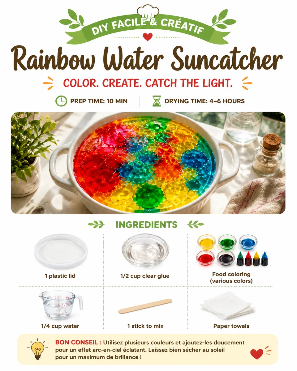Rainbow Water Suncatcher 6 Rainbow Water Suncatcher