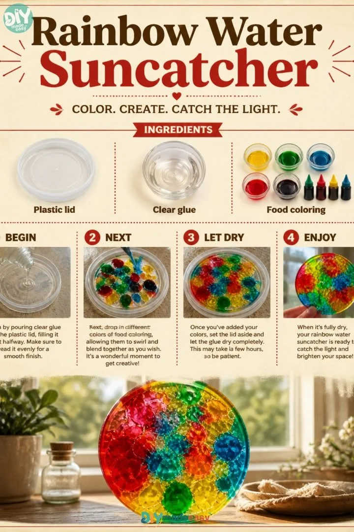 Rainbow Water Suncatcher 8 Rainbow Water Suncatcher
